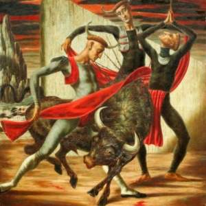 1_john-fenton_bullfight_oil-on-canvas_c-1955_sold-for-9200-00