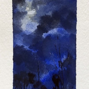 Moonlit-Poplars