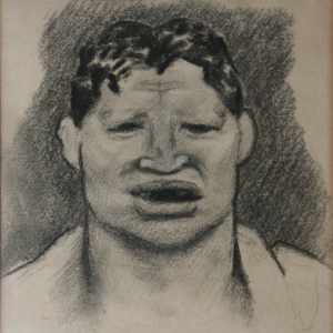 James Chapin "Head of a Beaten Boxer" (Study)