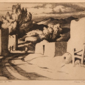 Gene Kloss "Road in Ranchos de Taos"